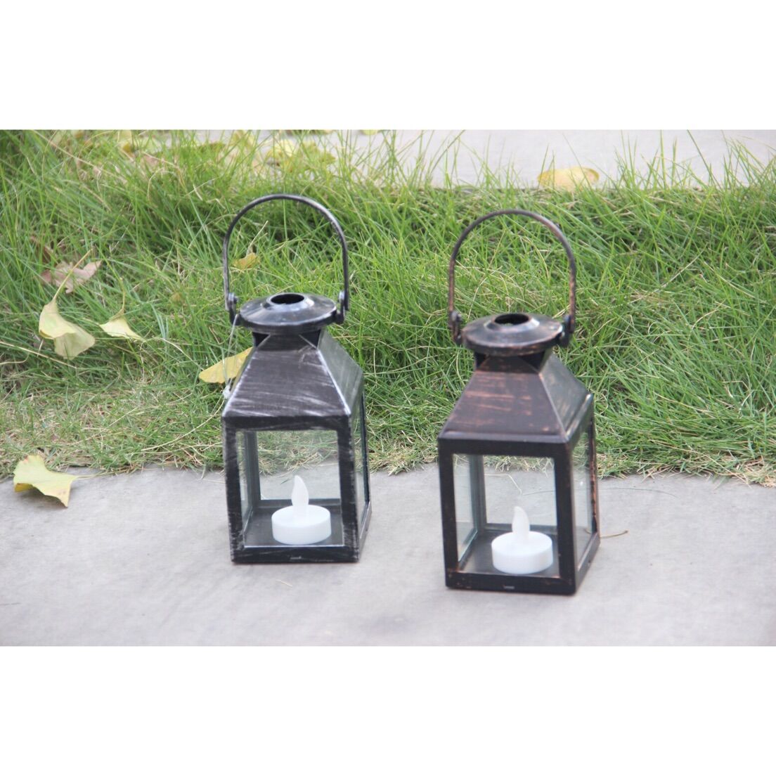 910144 PLASTIC TINY LANTERN WITH TEA LIGHT