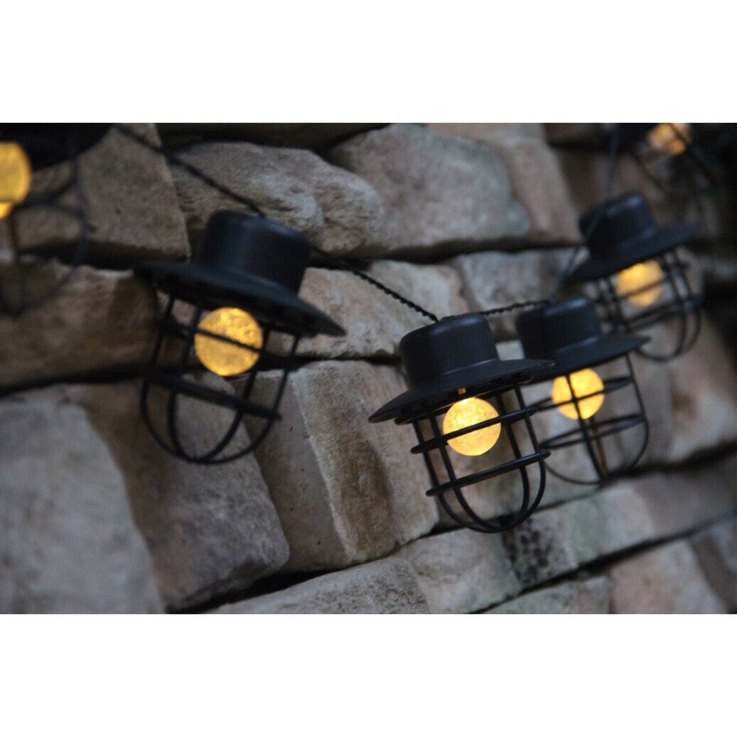 960079 10 LEDS MESH ENCLOSURE SOLAR STRING LIGHTS