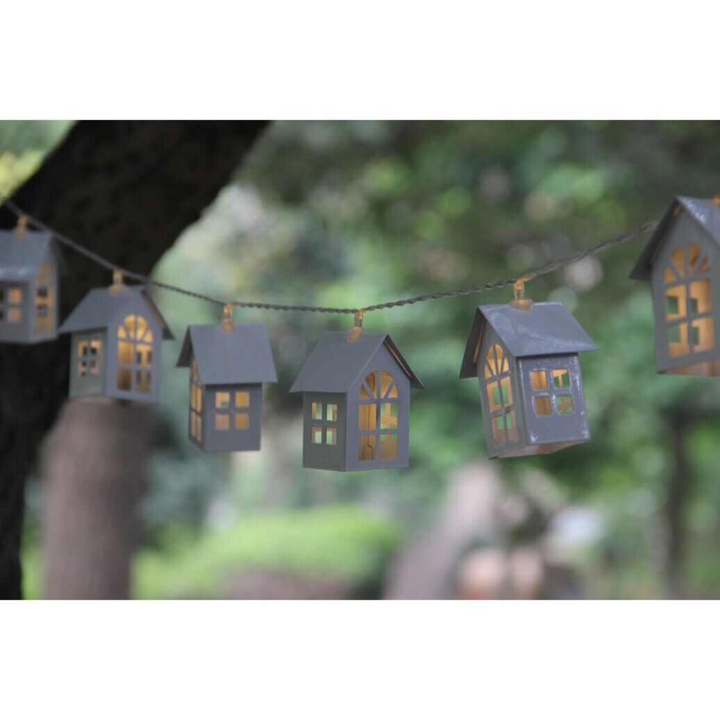 960081 10 LEDS SMALL HOUSE STRING LIGHTS