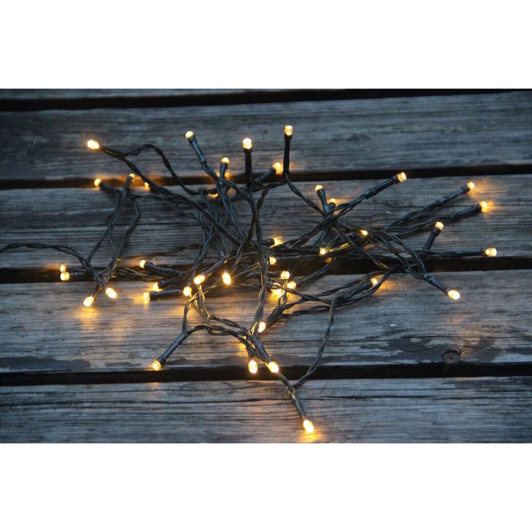 960088 50 LEDS SOLAR PANEL OUTDOOR STRING LIGHTS