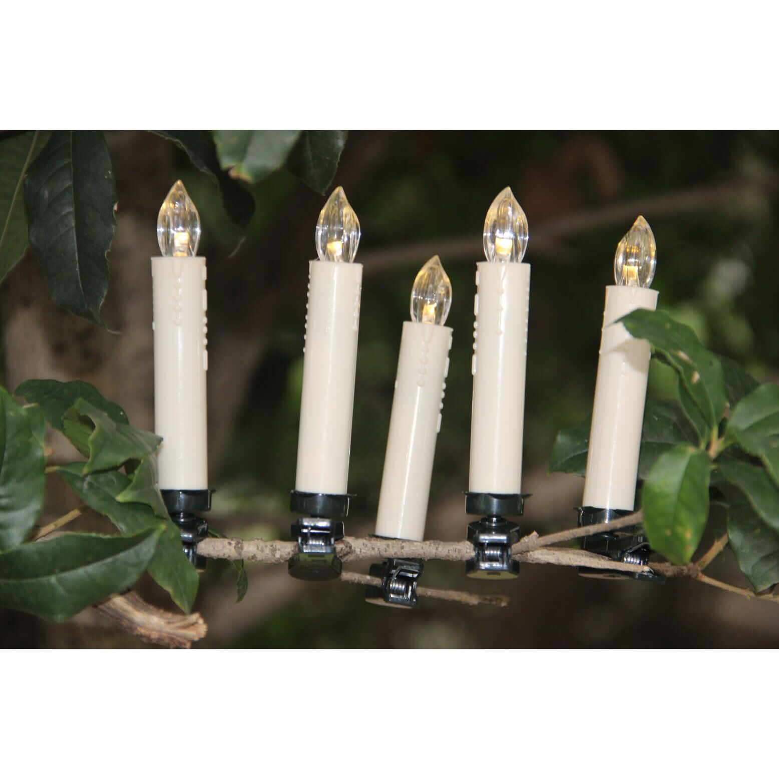 72100010R2 SET OF 10 LED TAPER CANDLES WITH ON/OFF REMOTE