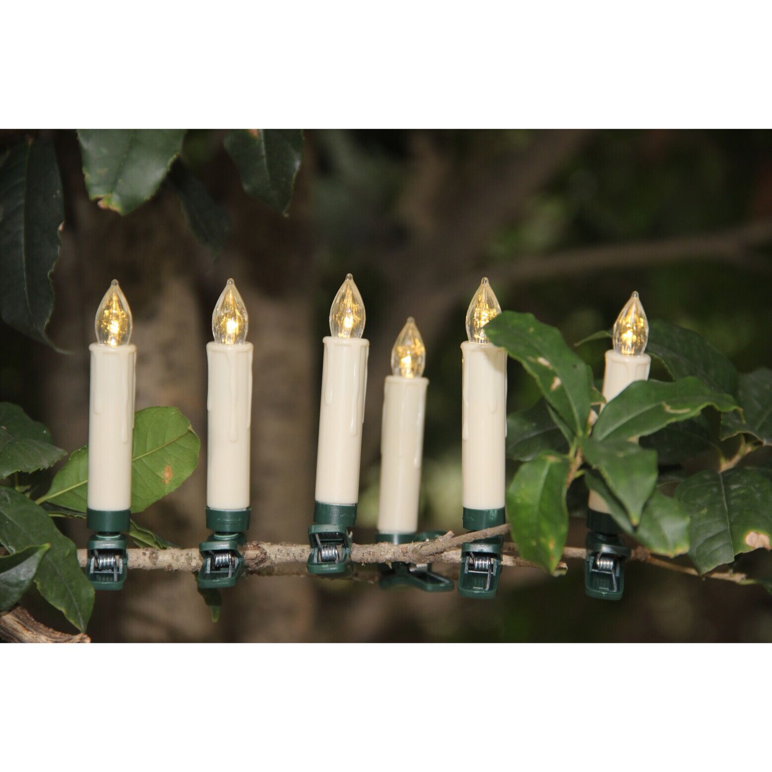 73100010R2 SET OF 10 LED TAPER CANDLES WITH ON/OFF REMOTE