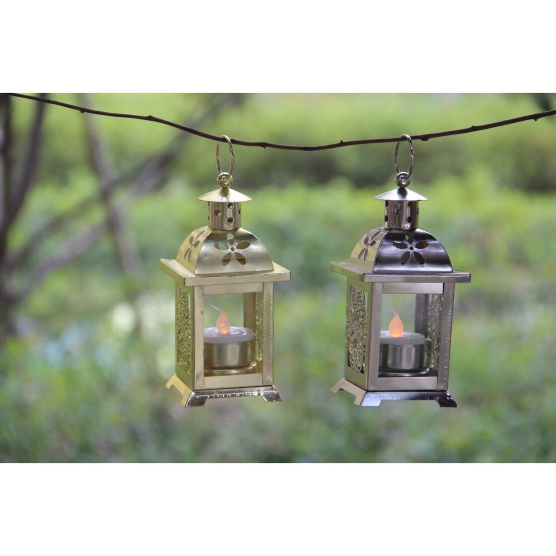 910143 TINY METAL LANTERN