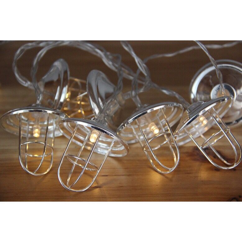 960164 10 LED METAL LANTERN STRING LIGHT