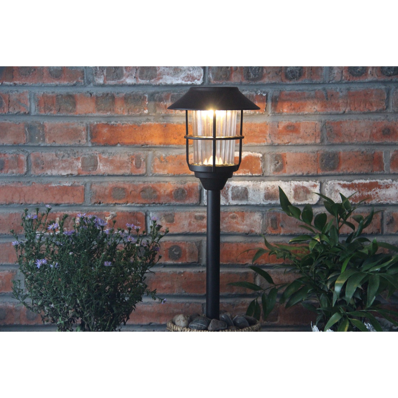 980101 WARM WHITE LED SOLAR GARDEN STAKE LIGHT