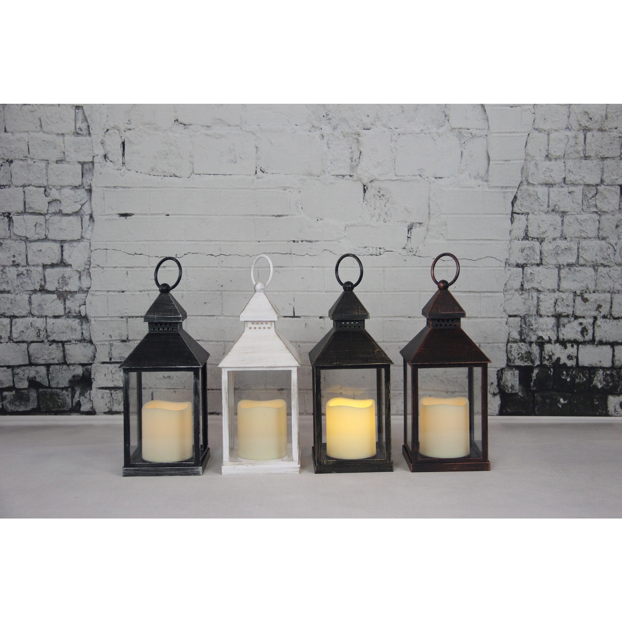 910077 PLASTIC LANTERN WITH LED CANDLE